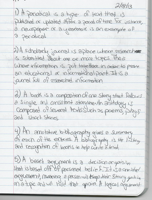 personal journal entries examples